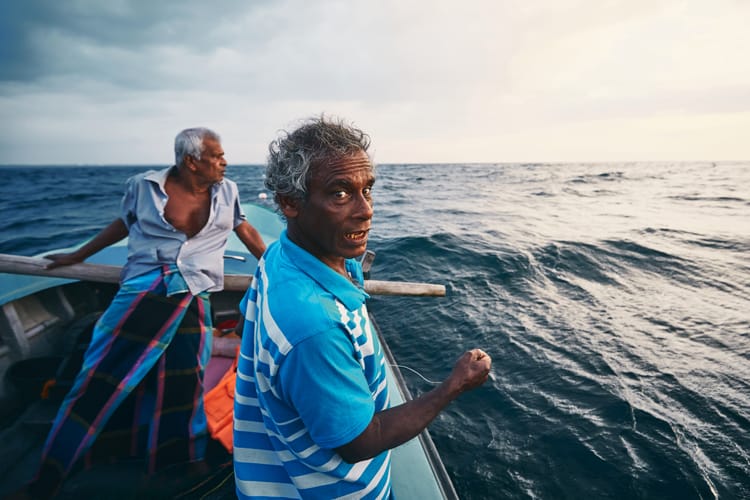 Fishermen in Negombo