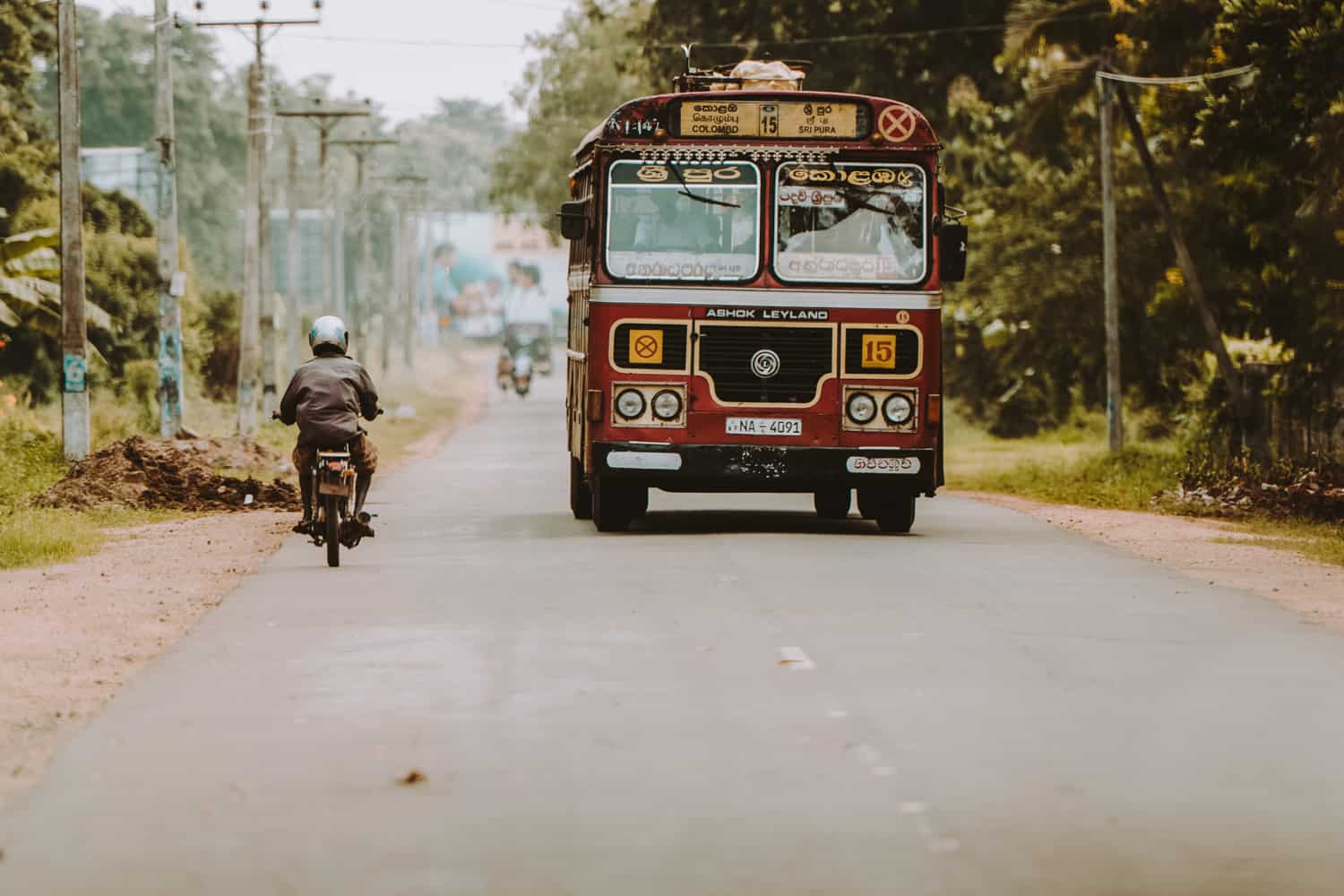 Bus in Sri Lanka