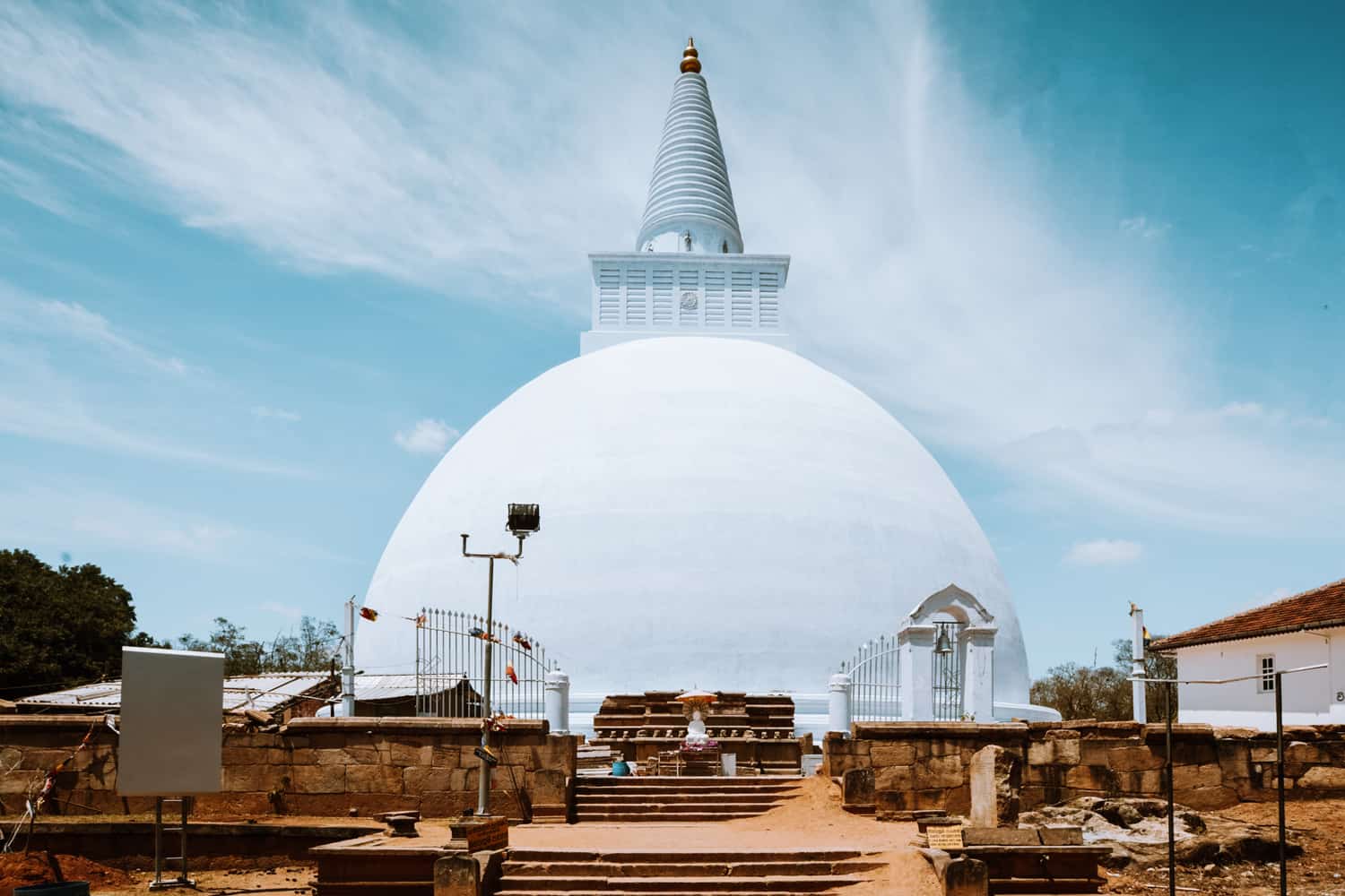 Mirisavetiya Stupa in Anuradhapura