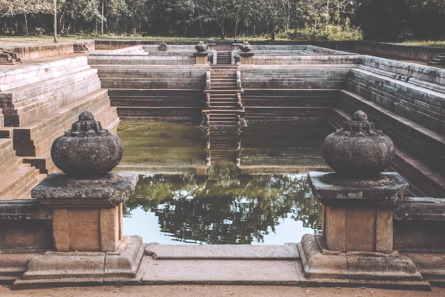 Twin Ponds in Anuradhapura