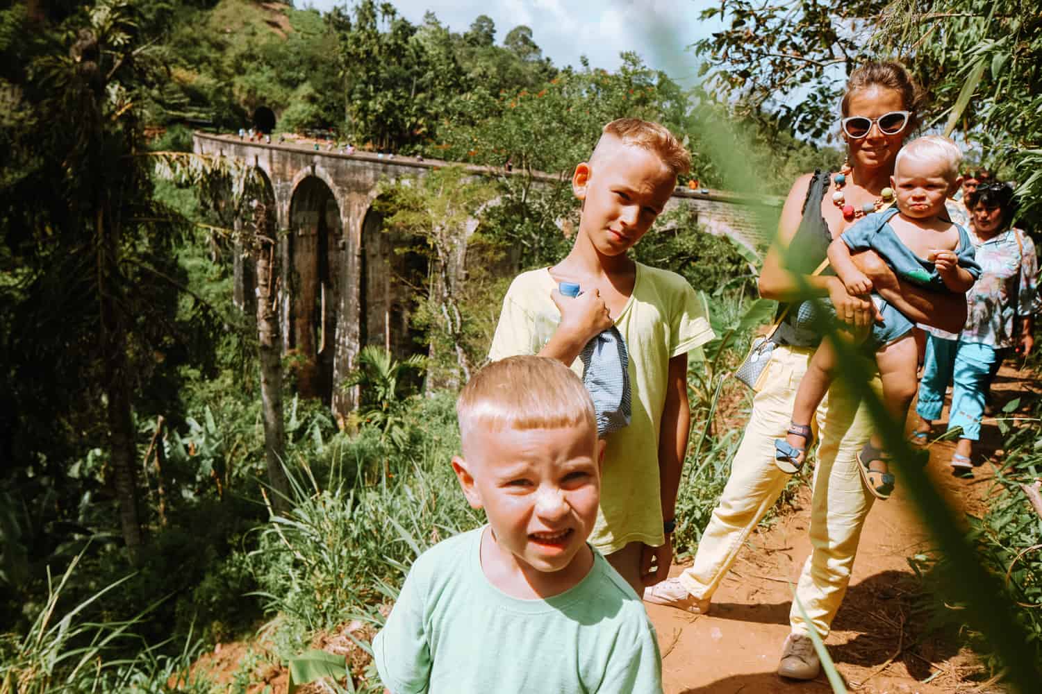 9 Arch Bridge with family